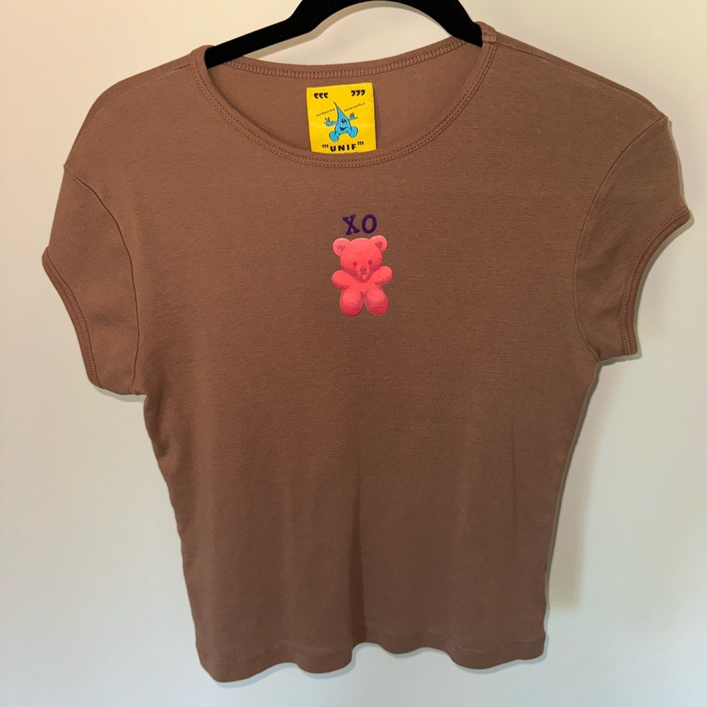 UNIF brown bear tee